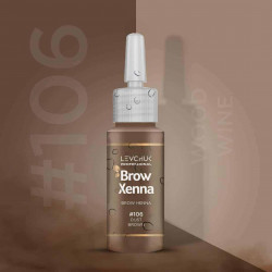 2BrowXenna 106 Dust Brown Henna Pudrowa + Baza