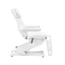 2Elektryczny fotel kosmetyczny SILLON CLASSIC 3 silniki z podgrzewaniem biały