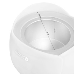 2Podgrzewacz wosku iWax flower 40W 450ml biały