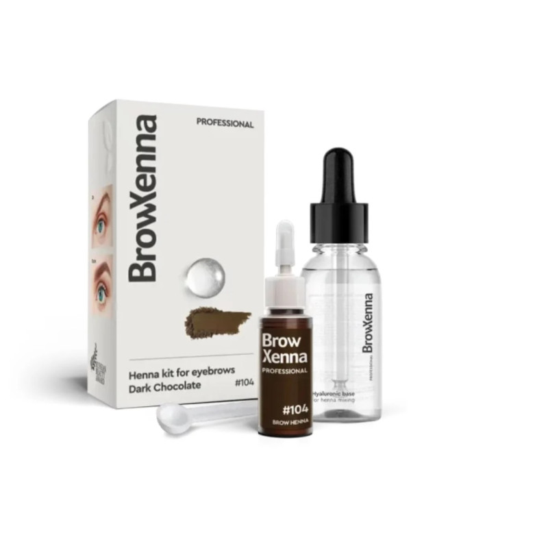 BrowXenna 104 Bitter Chocolate + Baza