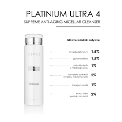 2DIVES MED +PLATINIUM ULTRA 4 - SUPREME ANTI-AGING MICELLAR CLEANSER