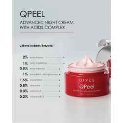 2DIVES MED+QPEEL - ADVANCED NIGHT CREAM WITH ACIDS COMPLEX