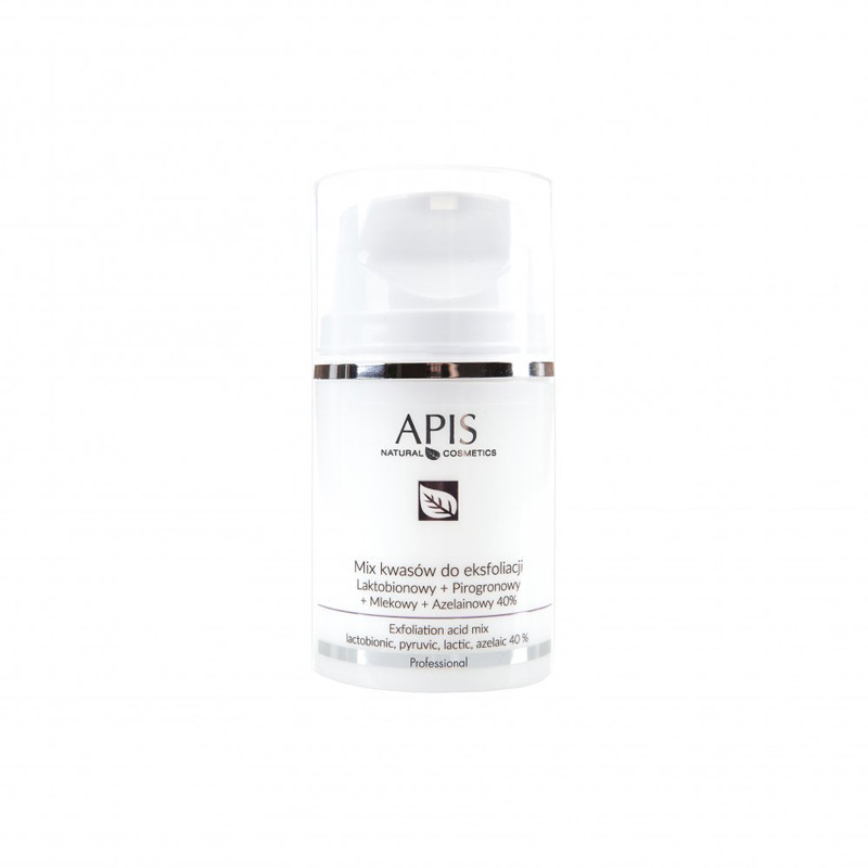 APIS Mix kwasów 40 % lakto. + proro. + mlek. + azel, 50ml