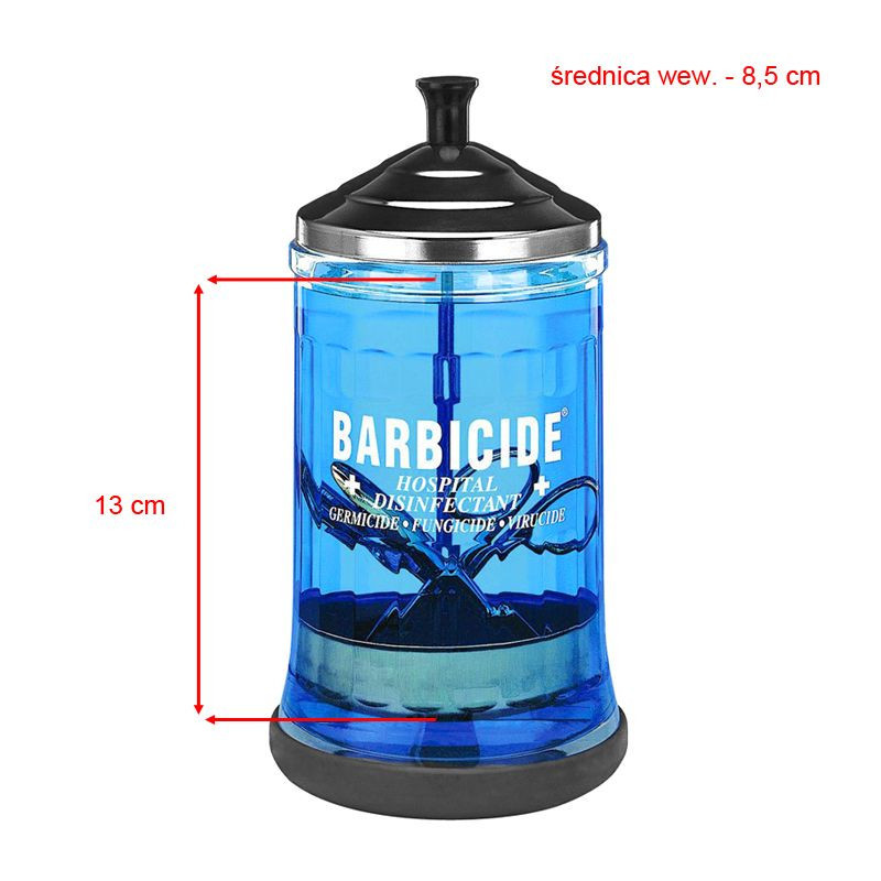 BARBICIDE Pojemnik szklany do dezynfekcji 750ml