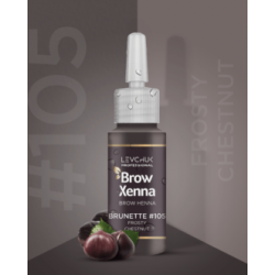 2BrowXenna 105 Frosty Chestnut Henna Pudrowa + Baza